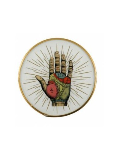 Palmistry Glass Coaster